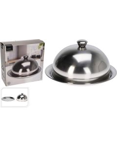 Stolp met Dienblad - RVS - 24.5 cm