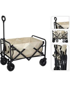 Bolderkar - Vouwbaar - 73x51x92cm - Beige