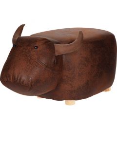 Poef stier - voetenbank