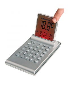 Multifunktionele alarm klok met push-up LCD display