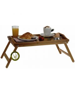Bamboe dienblad voor op bed - 50x30cm