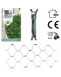 Buxus Netverlichting - 100 LED - warm wit