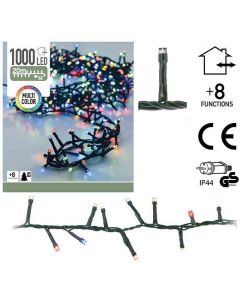 Micro Cluster - 1000 LED - 20 meter - multicolor - 8 functies