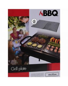 Barbecue RVS grillplaten - 2 stuks